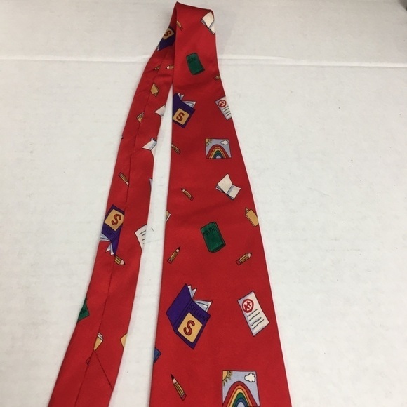Vintage Save the Children Silk Tie - Picture 2 of 6